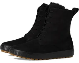 Высокие ботинки ECCO Soft 7 Tred с овчиной и флисовой подкладкой