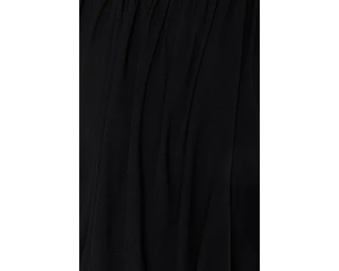 Асимметричное трикотажное платье Draped Asymmetrical Knit Dress Liverpool Los Angeles черное