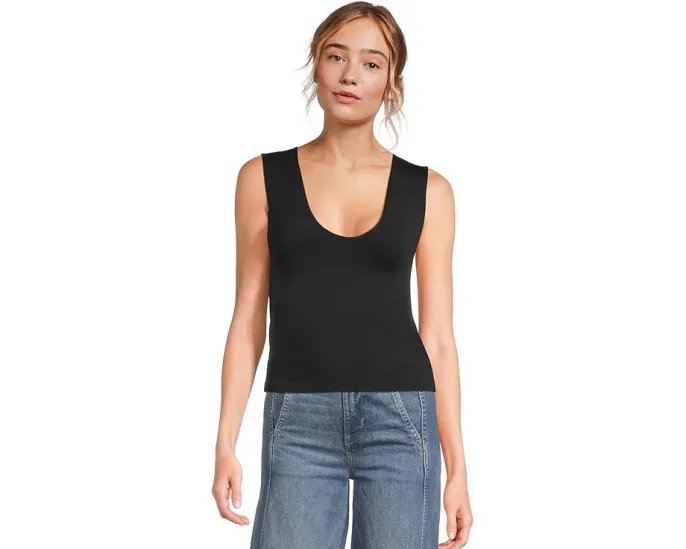 Топ Free People Clean Lines Muscle Cami с широкими бретелями и бесшовным кроем