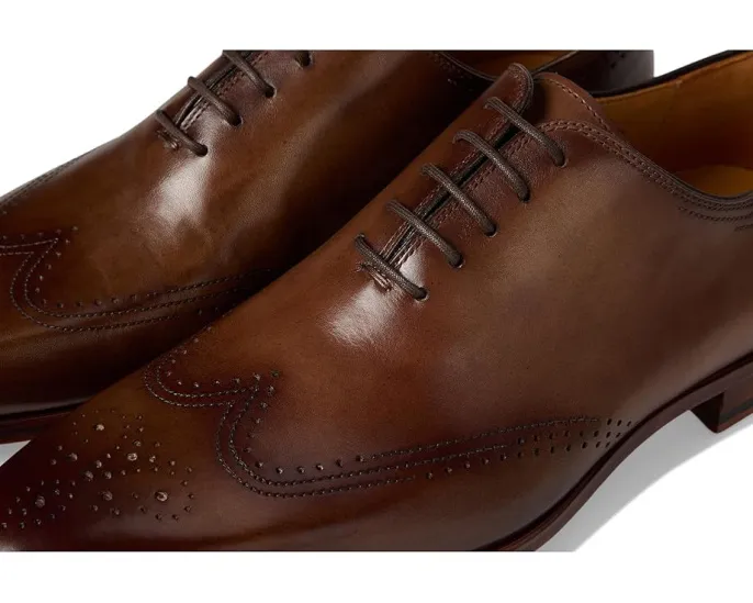 Туфли Magnanni Jonas с перфорацией wingtip и кожаной подошвой