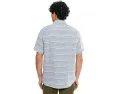Рубашка Faherty Short Sleeve Palma Linen Shirt из 100% льна с накладным карманом