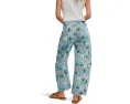 Джинсы Free People Good Luck Printed Barrel с расклешенным силуэтом