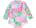 Детский купальный костюм Lilly Pulitzer Kids Idella с защитой UPF 50+ и коротким рукавом
