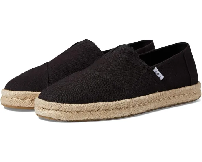 TOMS Alpargata On Rope эспадрильи с текстильным верхом