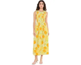 Платье миди Daisey Smocked от Lilly Pulitzer с завышенной талией