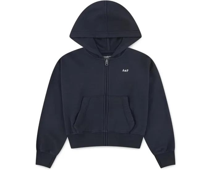 Толстовка Essential с капюшоном и полной молнией от abercrombie kids