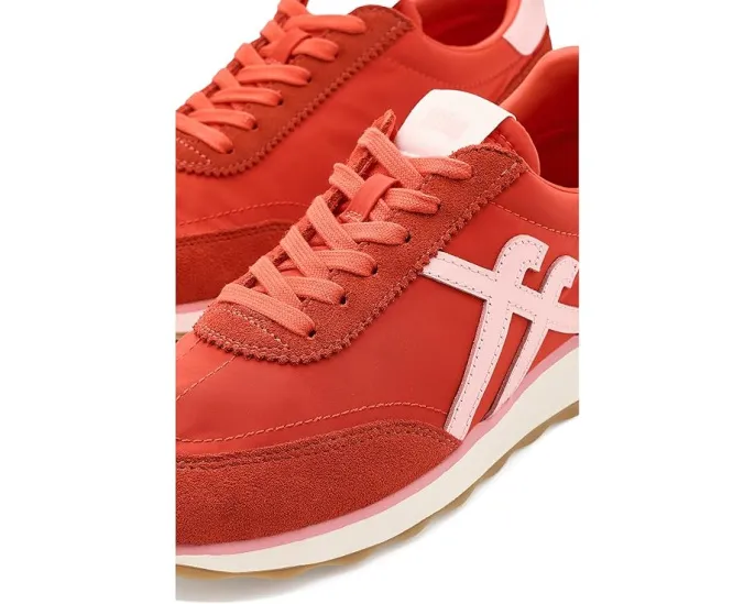 Кроссовки FitFlop Retro-Q FF из ткани и замши с металлическим отливом