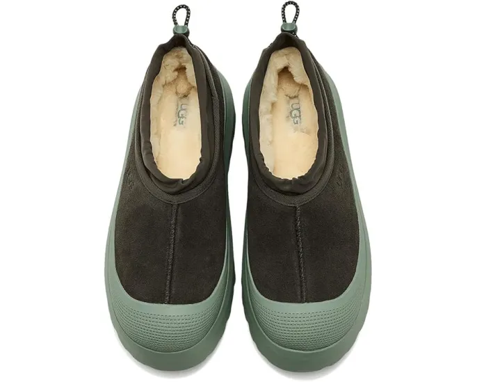 Тапочки UGG Tasman Weather Hybrid с водонепроницаемым верхом и подкладкой из переработанной шерсти