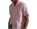 Рубашка из льняной смеси с фактурой с воротником-кэмп Polo Ralph Lauren