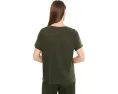 Футболка Eileen Fisher с круглым вырезом из органического льняного джерси