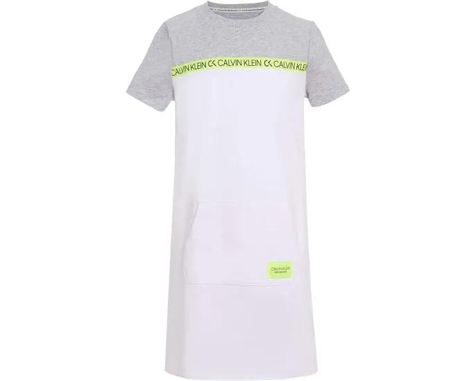 Детское платье Calvin Klein Performance из хлопка с короткими рукавами