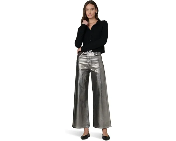 Джинсы Joe's Jeans Mia Wide Leg Ankle Foil