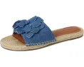 Сандалии Biricha Floral Flat от Lucky Brand с объемным цветочным декором и резиновой подошвой