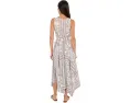 Petite Paisley Georgette Handkerchief-Hem Dress
