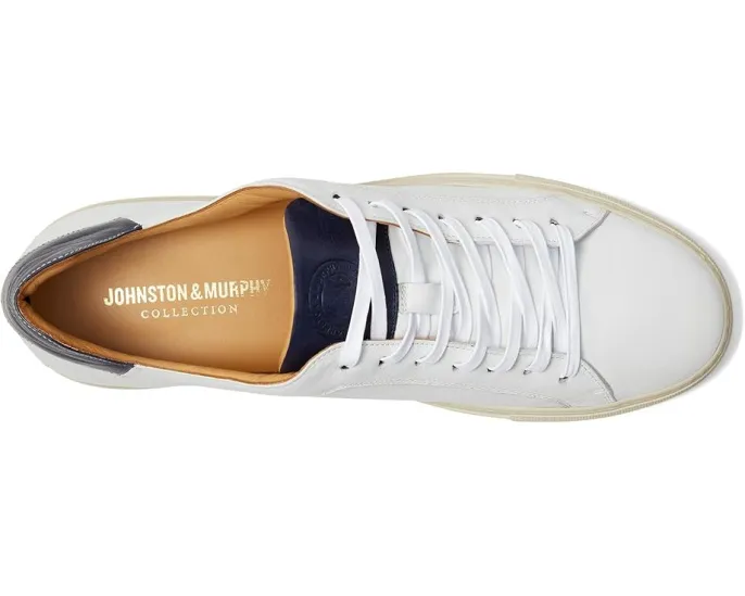 Johnston & Murphy Кроссовки Jared Lace to Toe из кожи с круглым носком