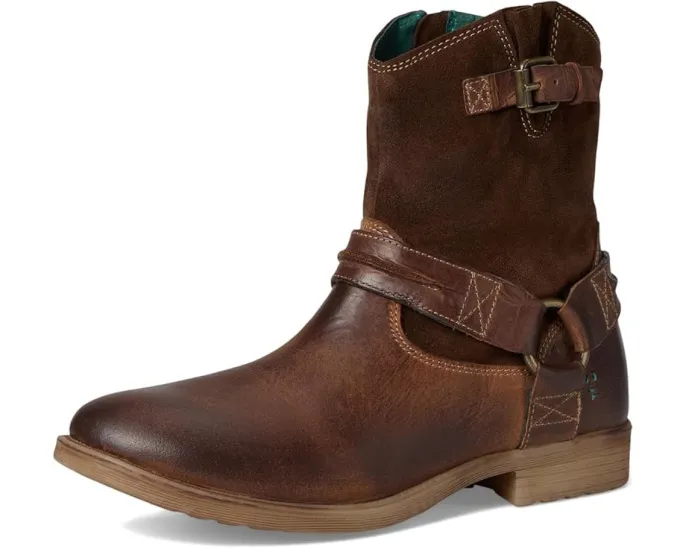 Ботинки ROAN Flair с состаренной кожей и молнией сбоку