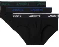 Набор из 3 трусов Lacoste с эластичным поясом и логотипом