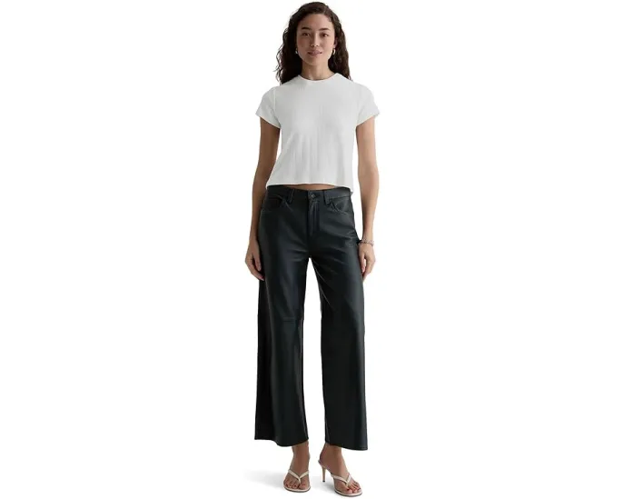 AG Jeans футболка Sadie Crew Neck Crop с круглым вырезом из 100% хлопка