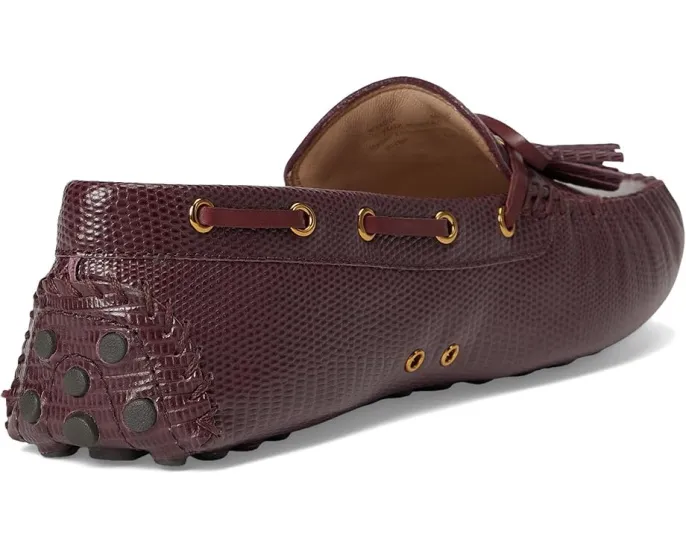 Лоферы Cole Haan Gissella Drivers с круглым носком и плетеной деталью