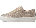 Детские кроссовки Keds Triple UP Glitter Celebrations с блестками и стопкой