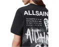 Футболка AllSaints Poster Bf Tee с графическим принтом на груди и спине