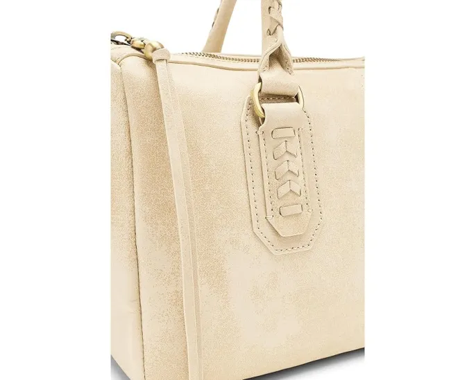 Сумка-сатчел HOBO Expedition с плетеными кожаными деталями