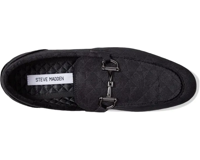 Steve Madden бархатные лоферы Linc с мокасиновым носком и металлической фурнитурой