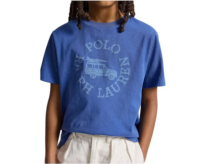 Logo Cotton Jersey Tee (Big Kid)
