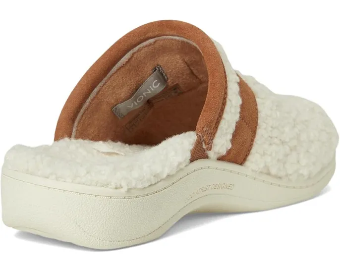 Тапочки-мюли VIONIC Izzy с искусственным мехом и поддержкой свода стопы