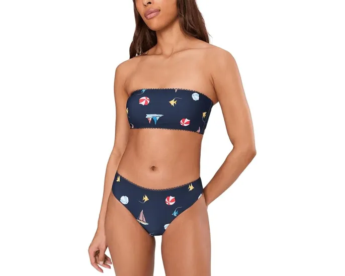 Шорты пляжные Seafolly BeachClub Retro с отделкой воланом