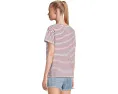 Футболка Vineyard Vines Slub Jersey Relaxed Tee с полосками и круглым вырезом