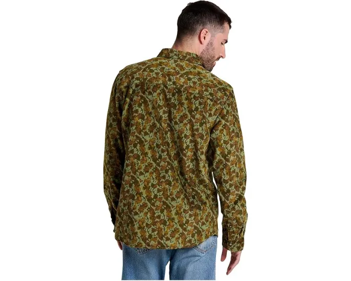 Рубашка Toad&Co Cascadia с длинным рукавом из смеси конопли и хлопка