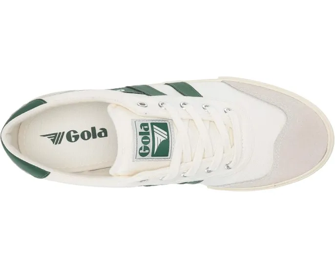 Кроссовки Gola Badminton из хлопка с замшевыми вставками