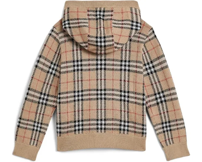 Худи Jimmy Vintage от Burberry Kids на молнии для детей