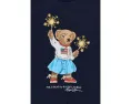 Платье Polo Ralph Lauren для детей с Polo Bear из хлопкового джерси