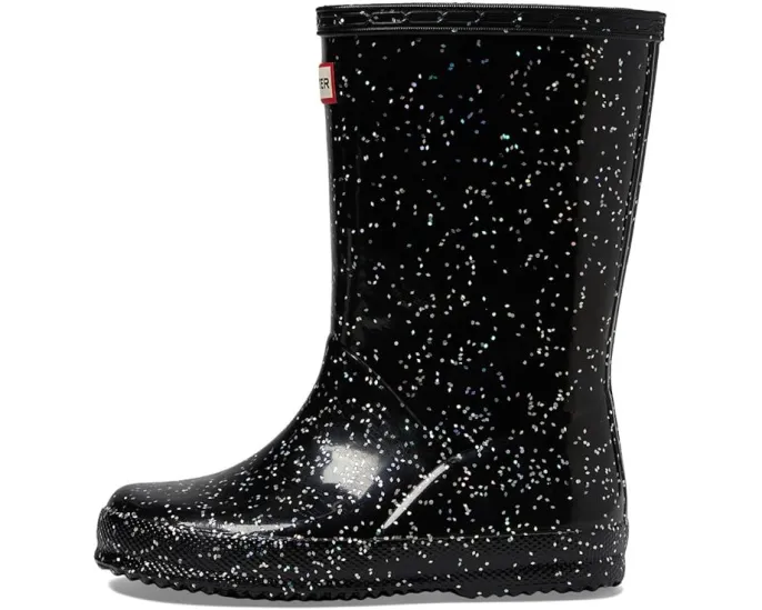 Детские резиновые сапоги Hunter Kids Original First Classic Giant Glitter с блестками