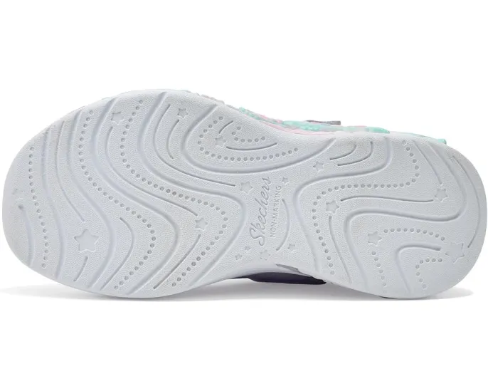 Детские кроссовки SKECHERS KIDS Butterfly Bliss со светящейся подошвой и стразами