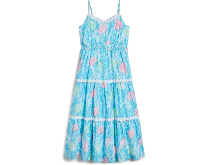 Платье Mini Zanna Midi с цветочным принтом от Lilly Pulitzer
