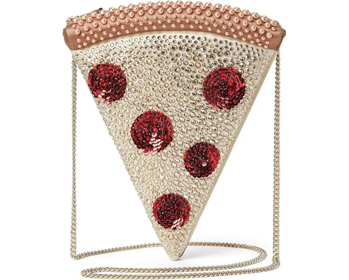 Сумка-кроссбоди Kate Spade New York в виде пиццы с кристаллами