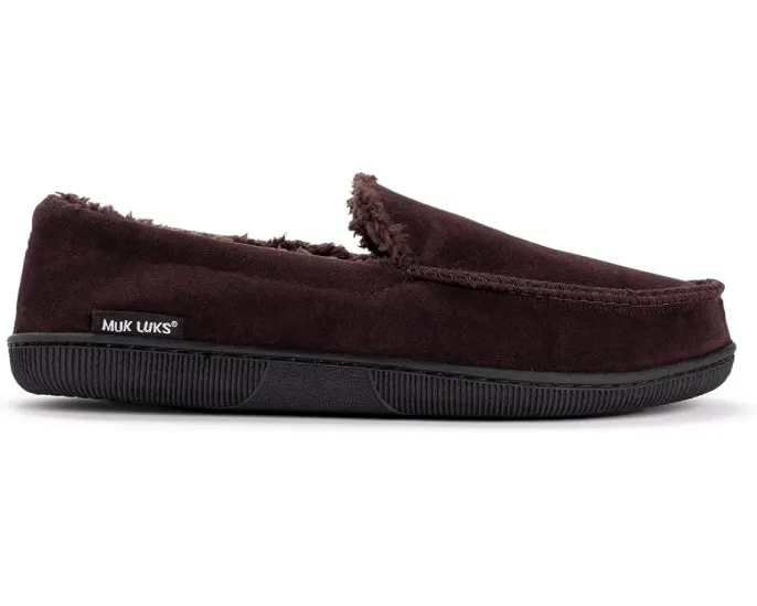 Тапочки мокасины MUK LUKS из искусственного замша