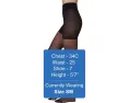 Колготки Wolford Individual 10 с утягивающим верхом и мерцающим эффектом