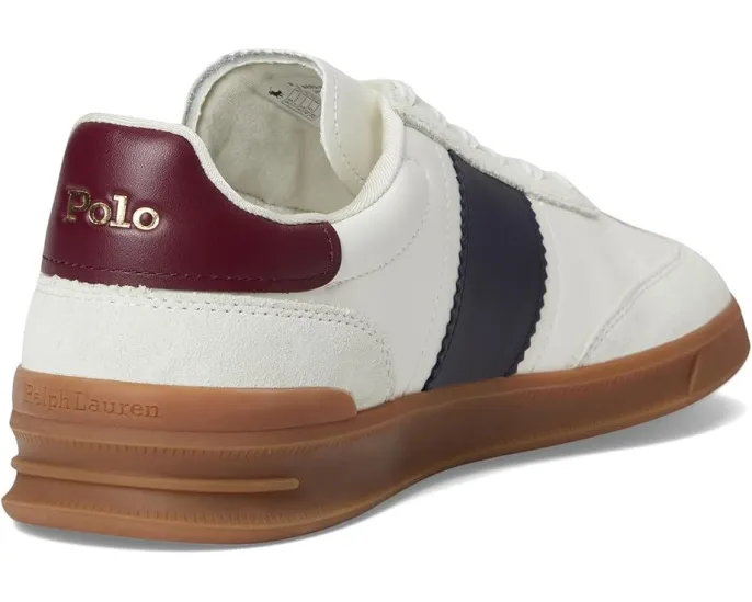Кроссовки Polo Ralph Lauren Heritage Aera из кожи и замши с поддержкой пятки