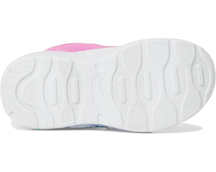 Обувь SKECHERS KIDS Play Scene Cozy Theme с искусственным мехом и ремешками на липучке