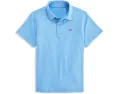 Поло Vineyard Vines Kids Anegada Sankaty с короткими рукавами и эластичной тканью