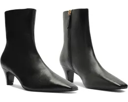 Ботильоны Dellia от Schutz с квадратным носком и молнией сбоку