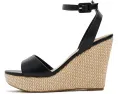 Босоножки Nine West Hanlow на танкетке черные