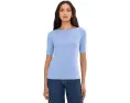 Футболка Lauren Ralph Lauren с лодочкой из стрейч-хлопка