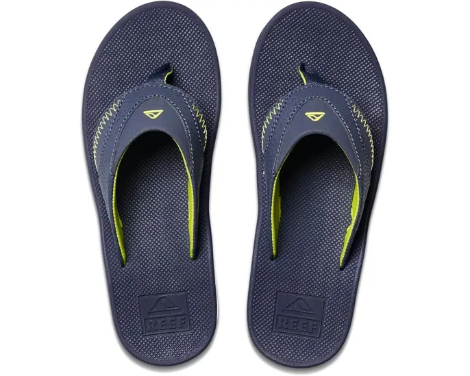 Детские шлепанцы Reef Kids Fanning с мягкой стелькой EVA и воздушной подушкой