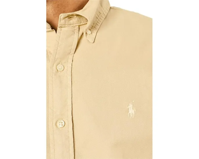 Классическая рубашка Classic Fit Long Sleeve Oxford Polo Ralph Lauren с длинным рукавом