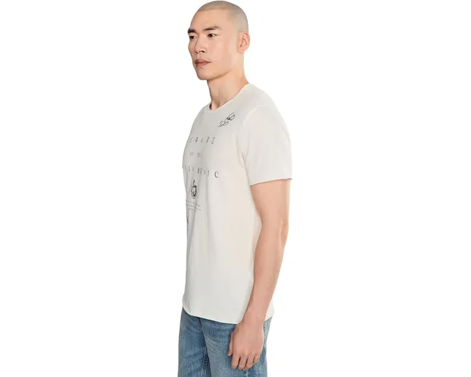 Футболка John Varvatos Beware Tee с принтом змеи